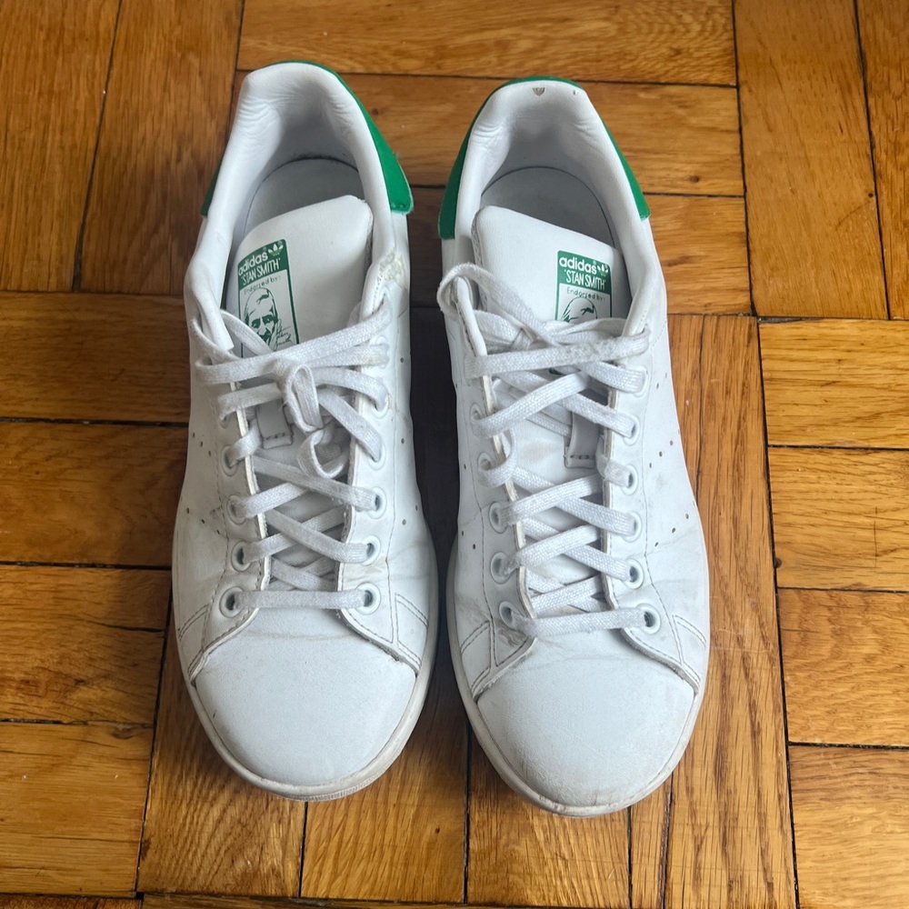 Adidas Stan Smith White with Green Accents